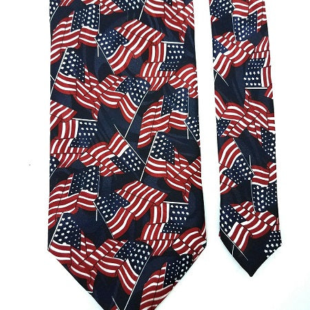 American Flags Tie