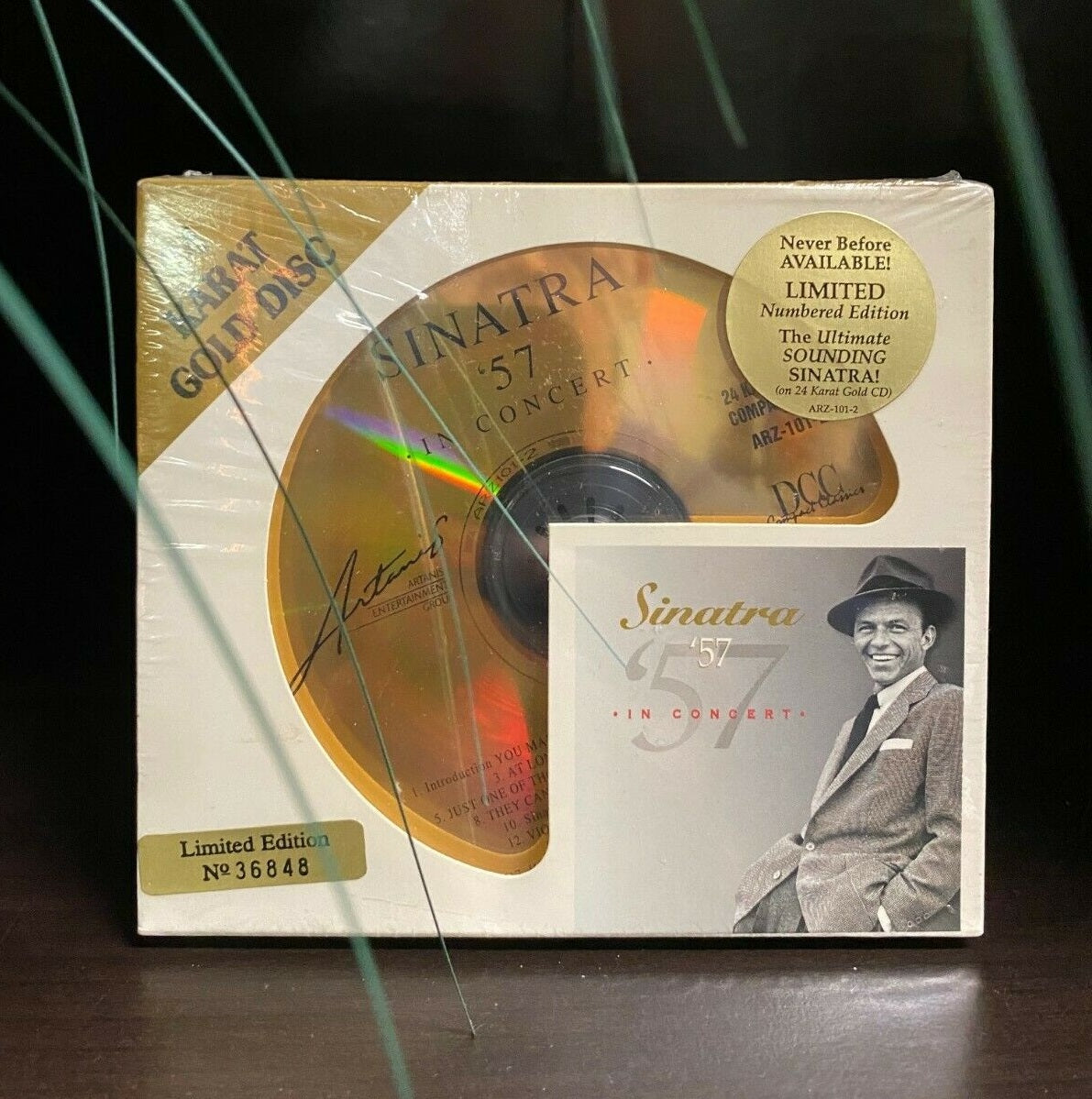 FRANK SINATRA IN CONCERT '57 24K GOLD DISC – BuyGifts.com