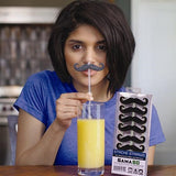 Mustache Straws