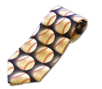 Baseballs Tie