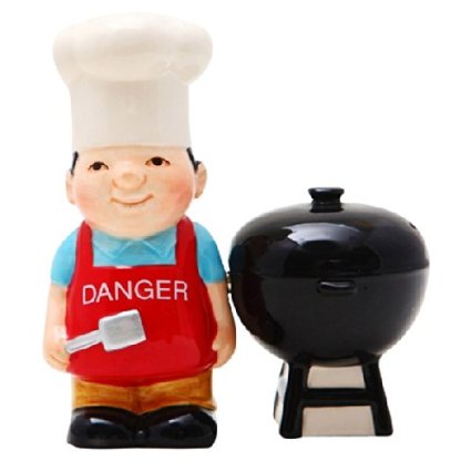 Grill Master Salt and Pepper Shakers