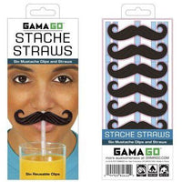 Mustache Straws